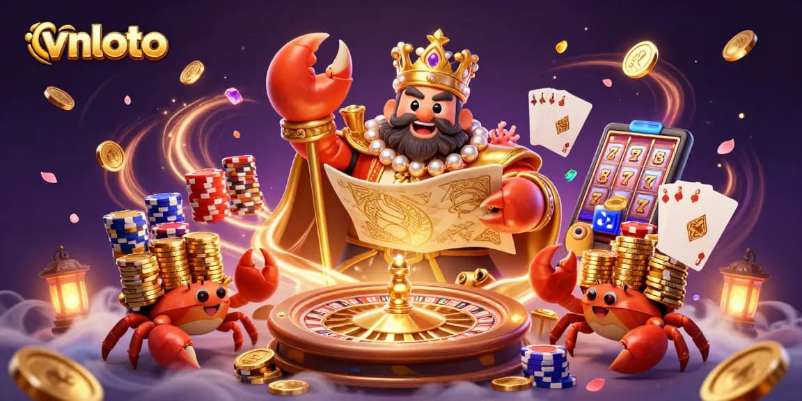 Experience thrilling gaming at vnloto with vibrant characters and dynamic casino elements.