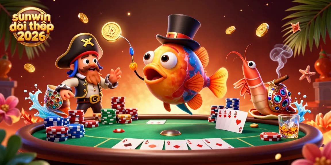 Engage in thrilling gameplay at sunwin đổi thưởng 2026 with the anglerfish, pirate shrimp, and treasure snail.