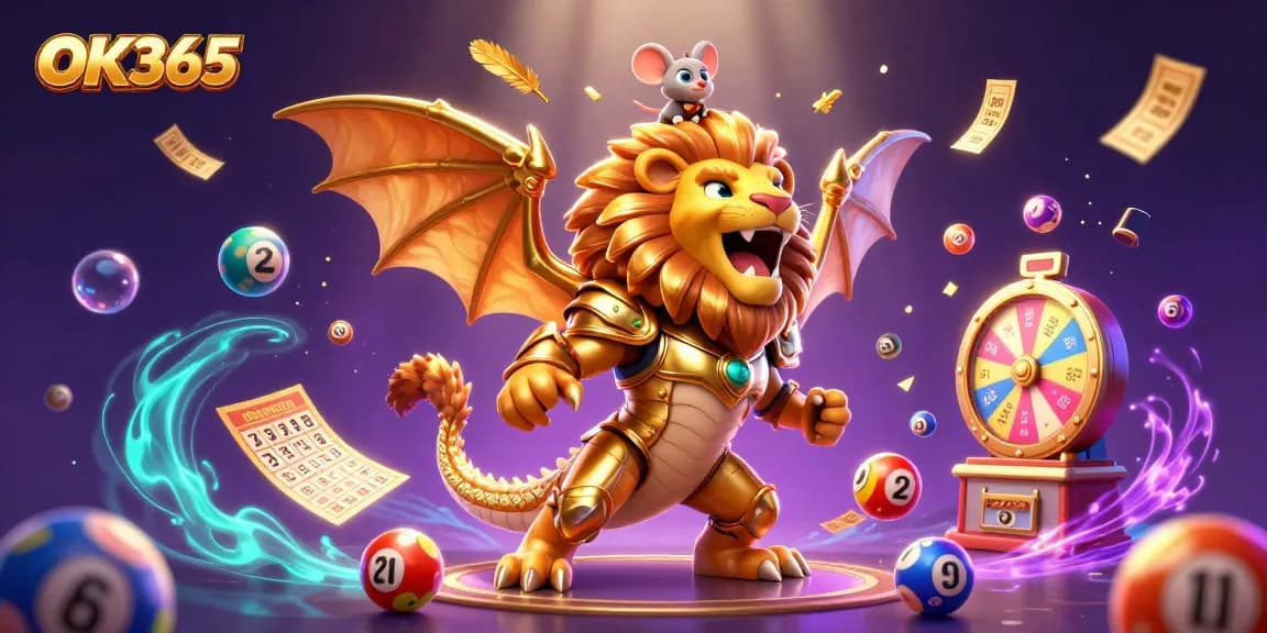 Experience thrilling gameplay at OK365 with vibrant lottery elements and dynamic visuals.