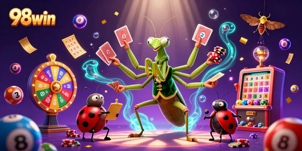 Enhance your gaming experience with 98win's vibrant casino atmosphere and dynamic action.