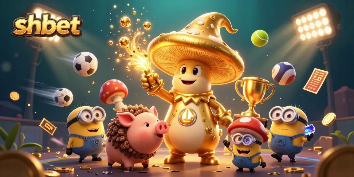 Experience the magic of shbet with a golden wizard and treasure-hunting friends in this captivating illustration.