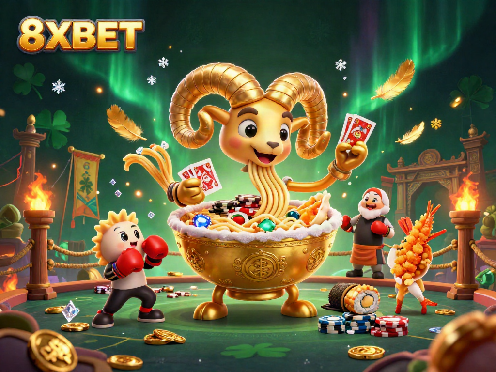 Engage with thrilling gameplay at 8XBET featuring vibrant casino characters and dynamic action.