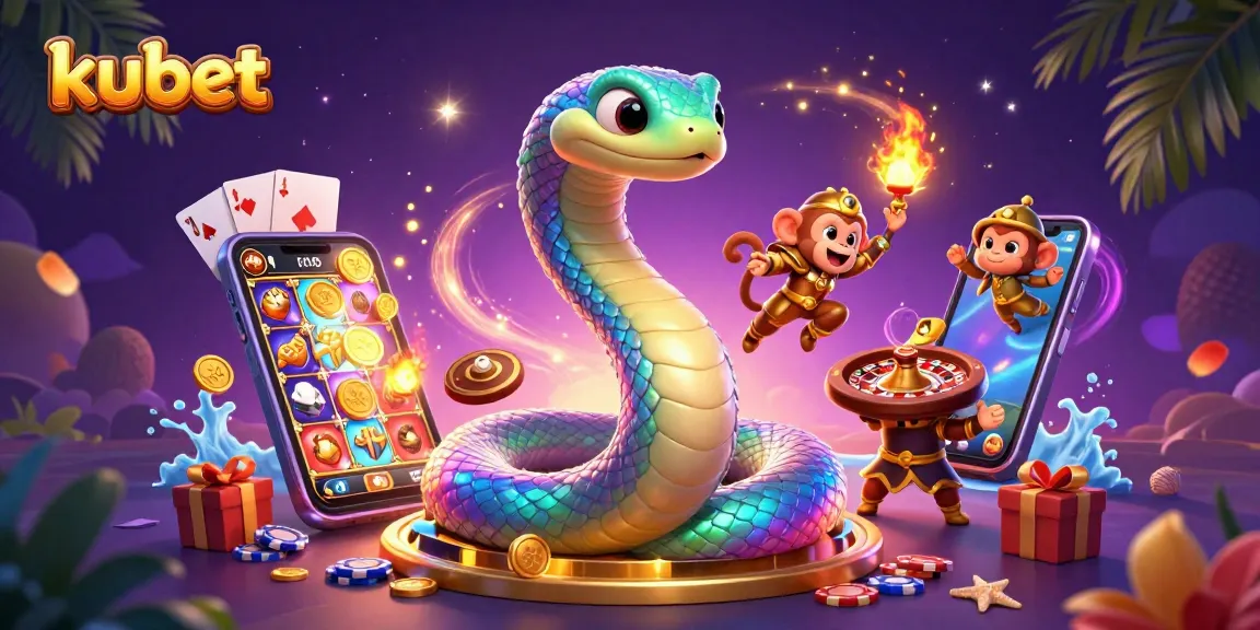Kubet offers an exciting gaming atmosphere with vibrant characters and dynamic casino elements.