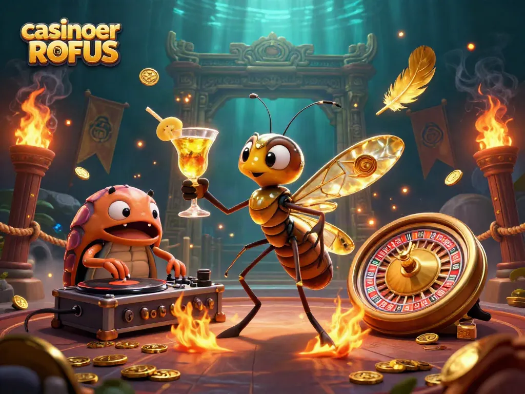 Experience thrilling gameplay at casinoer uden ROFUS with vibrant characters and stunning casino visuals.