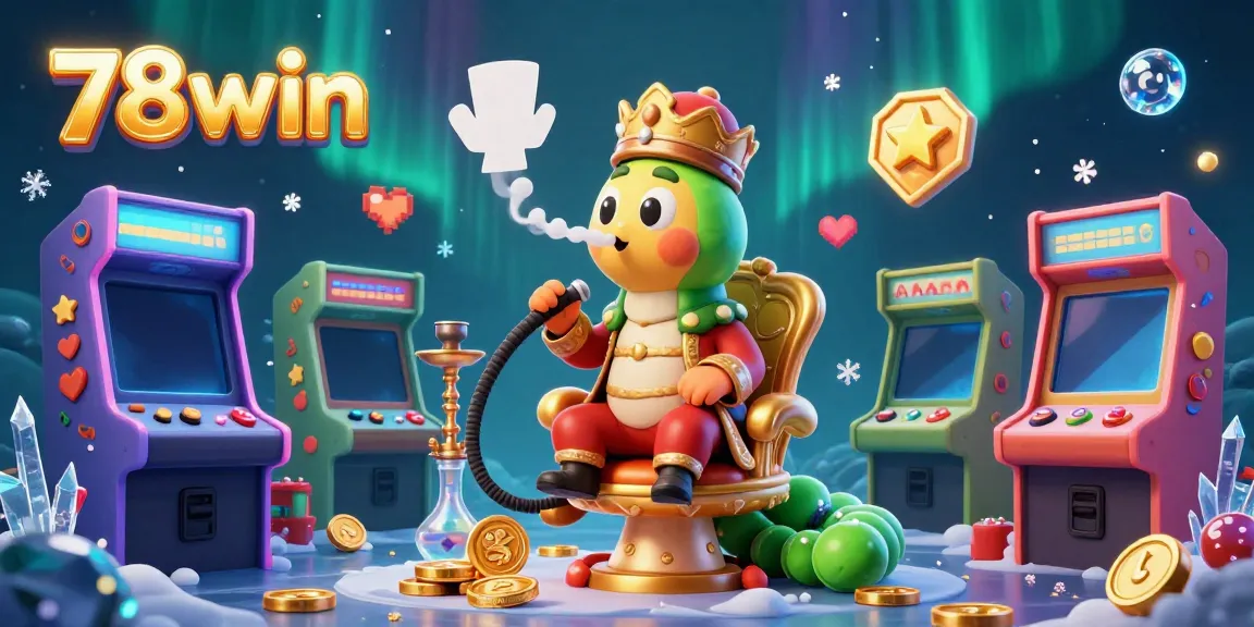 Experience the thrill of gaming at 78win with vibrant elements showcasing casino excitement and engaging visuals.