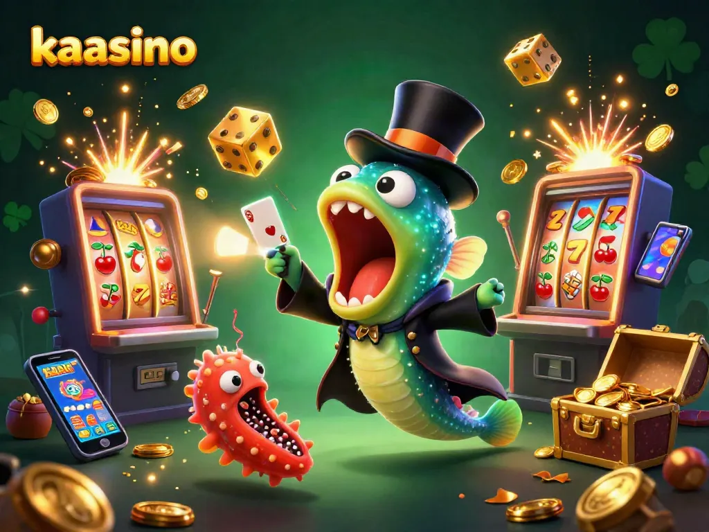 Kaasino showcases a magical casino underwater world with vibrant characters and exciting gaming elements.