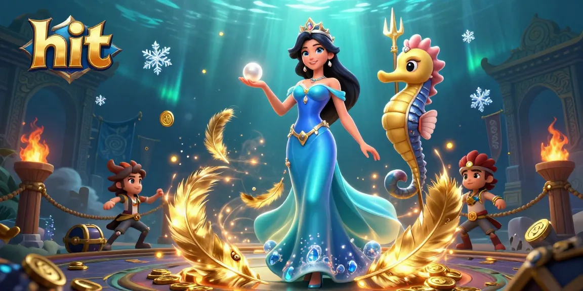 Experience thrilling hits at HitClub with captivating underwater gaming scenery.