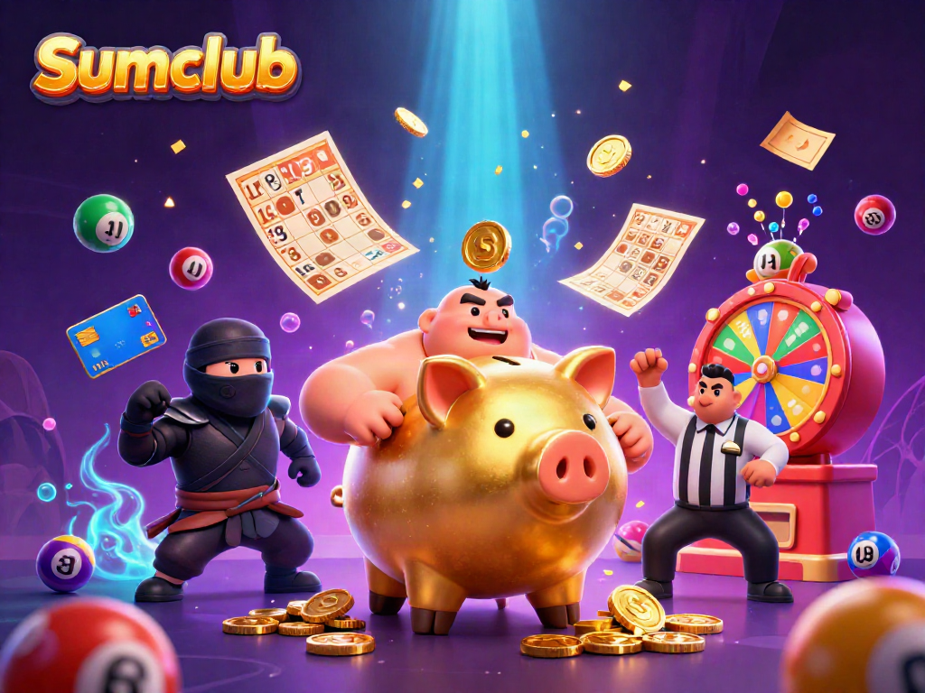 Transform your gaming experience with Sumclub's dynamic characters in an entertaining casino scene.