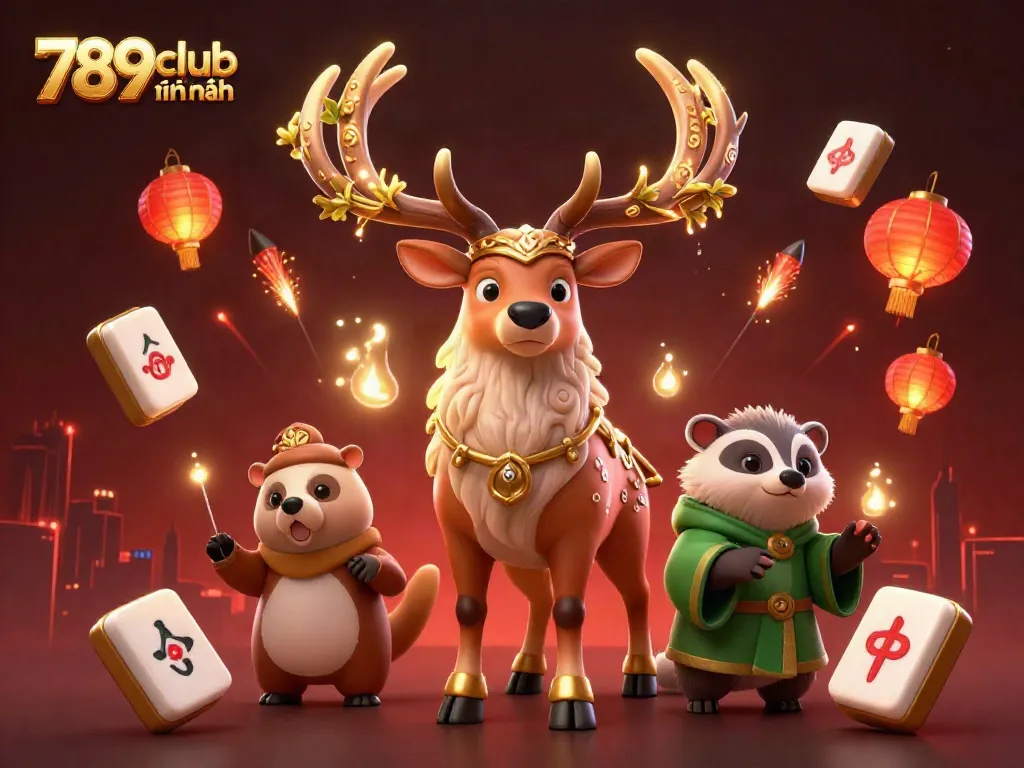 Experience thrilling gameplay with 789club chính hãng in a vibrant casino-themed illustration.