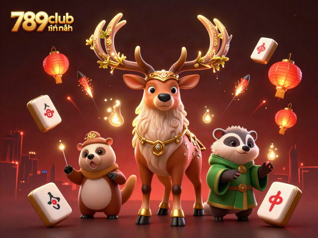 Experience thrilling gameplay with 789club chính hãng in a vibrant casino-themed illustration.