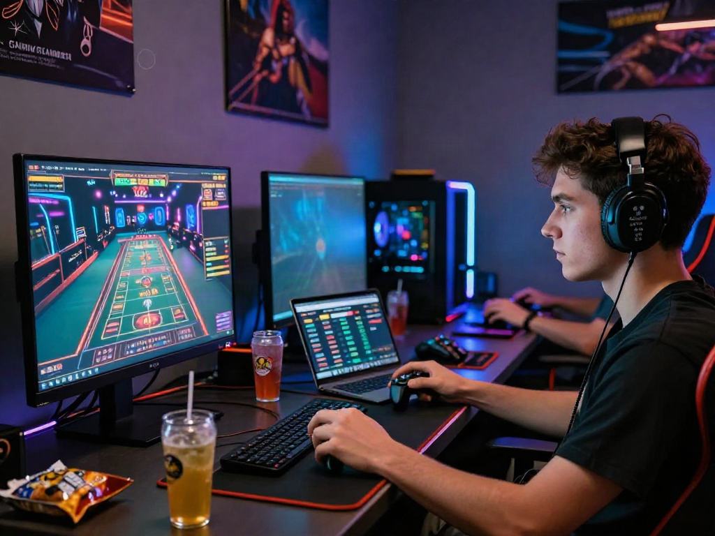ku88 online gaming environment with player engaged in live casino games