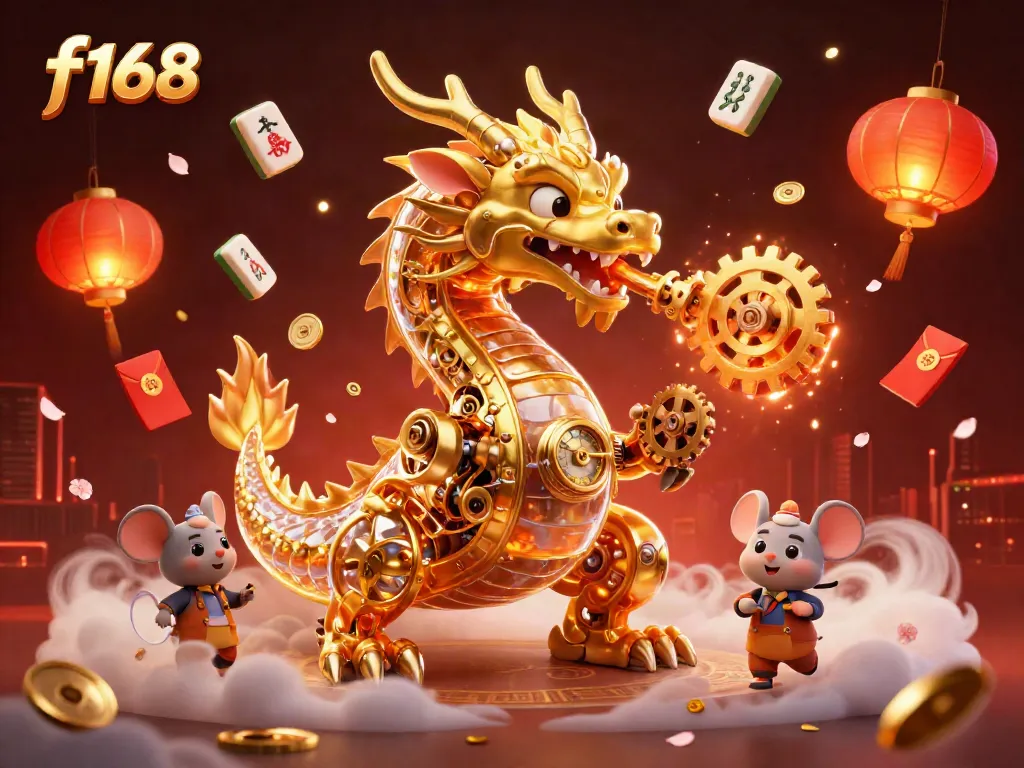 Experience the excitement of f168 in a vibrant, immersive 3D casino environment.