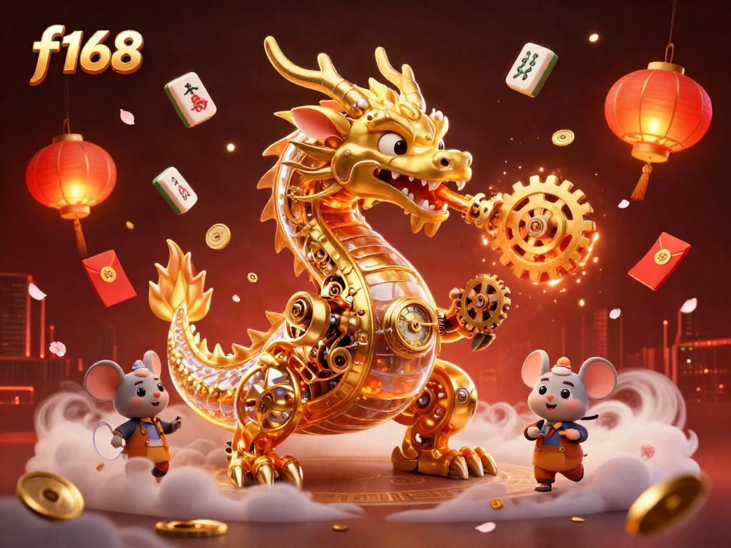 Experience the excitement of f168 in a vibrant, immersive 3D casino environment.