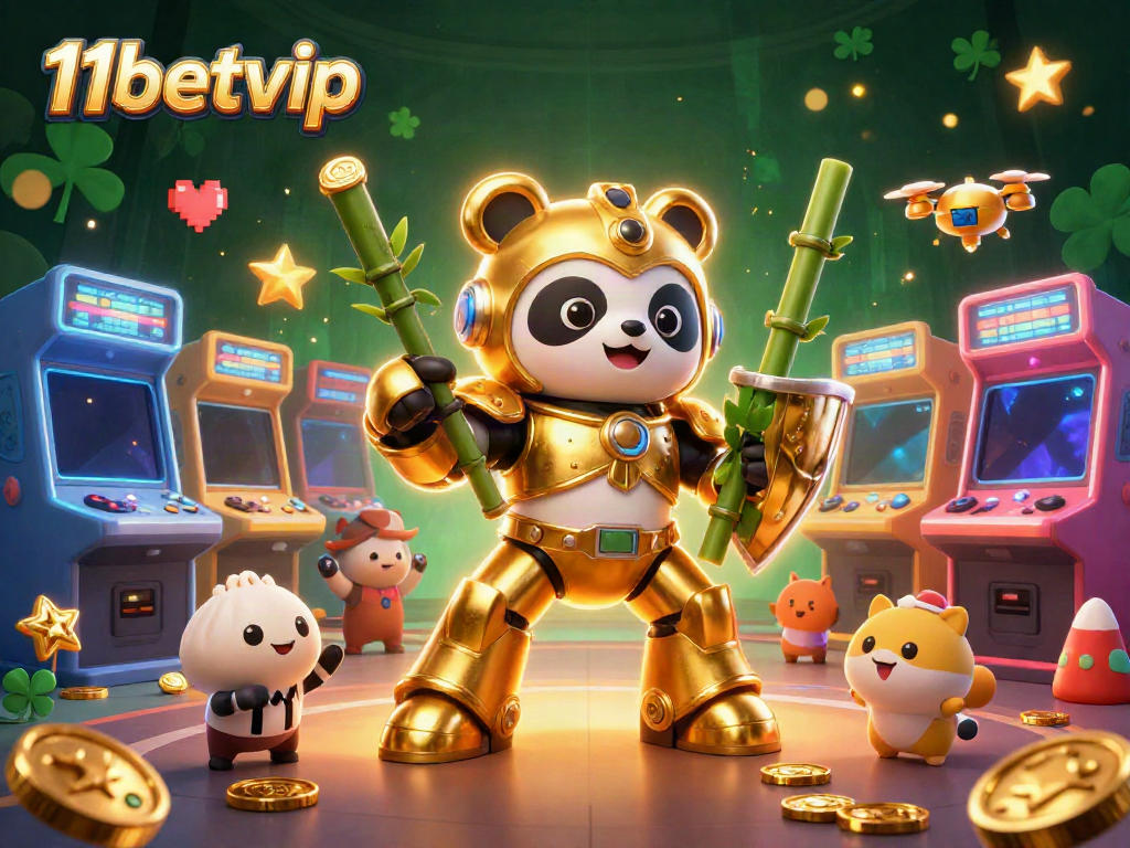 Experience high-energy gameplay at 11betvip with vibrant 3D illustrations showcasing casino action.
