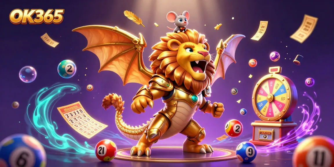 Experience thrilling gameplay at OK365 with vibrant lottery elements and dynamic visuals.
