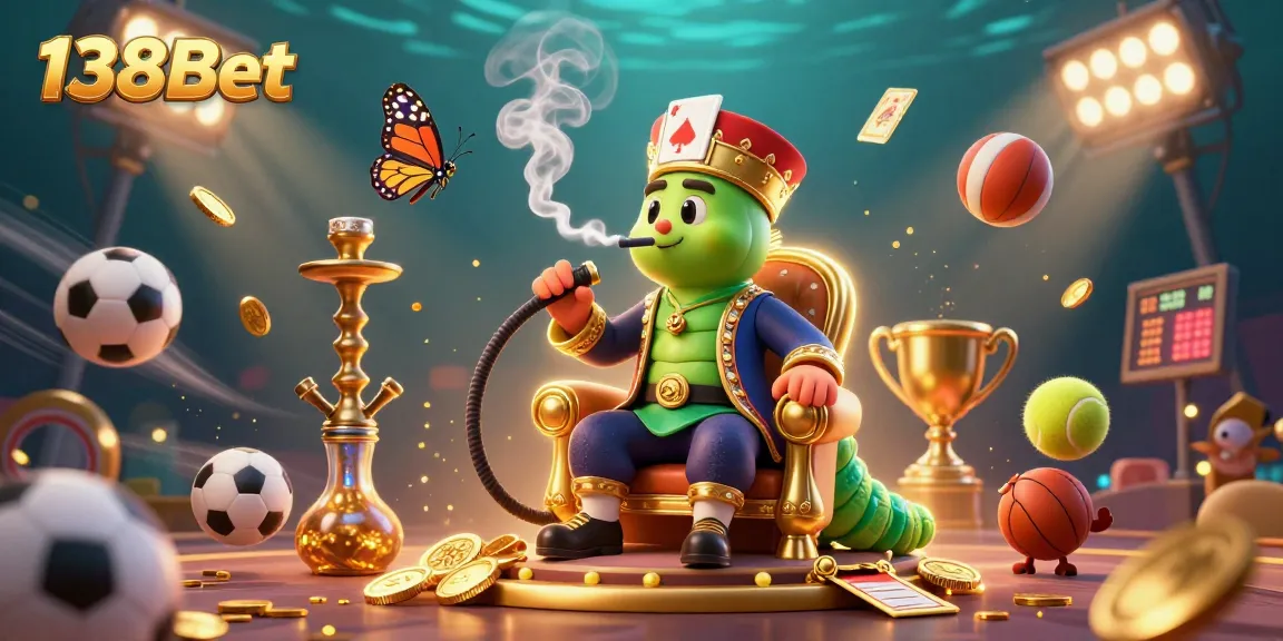Experience thrilling gaming adventures with 138Bet's engaging atmosphere, surrounded by dynamic sports elements.