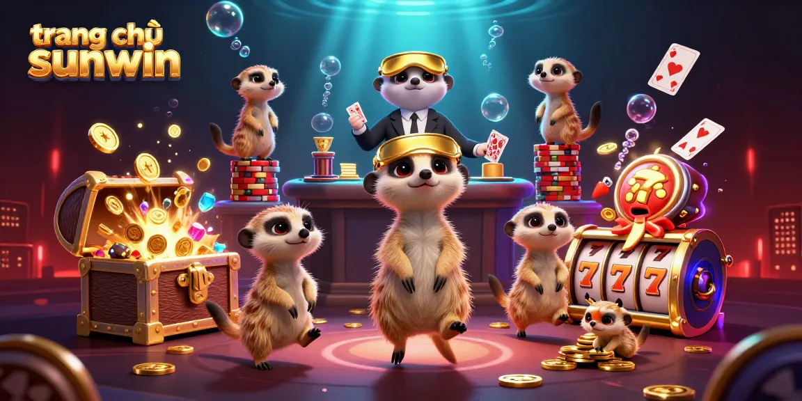 Experience the excitement at trang chủ sunwin with thrilling casino operations featuring meerkats and vibrant gaming elements.