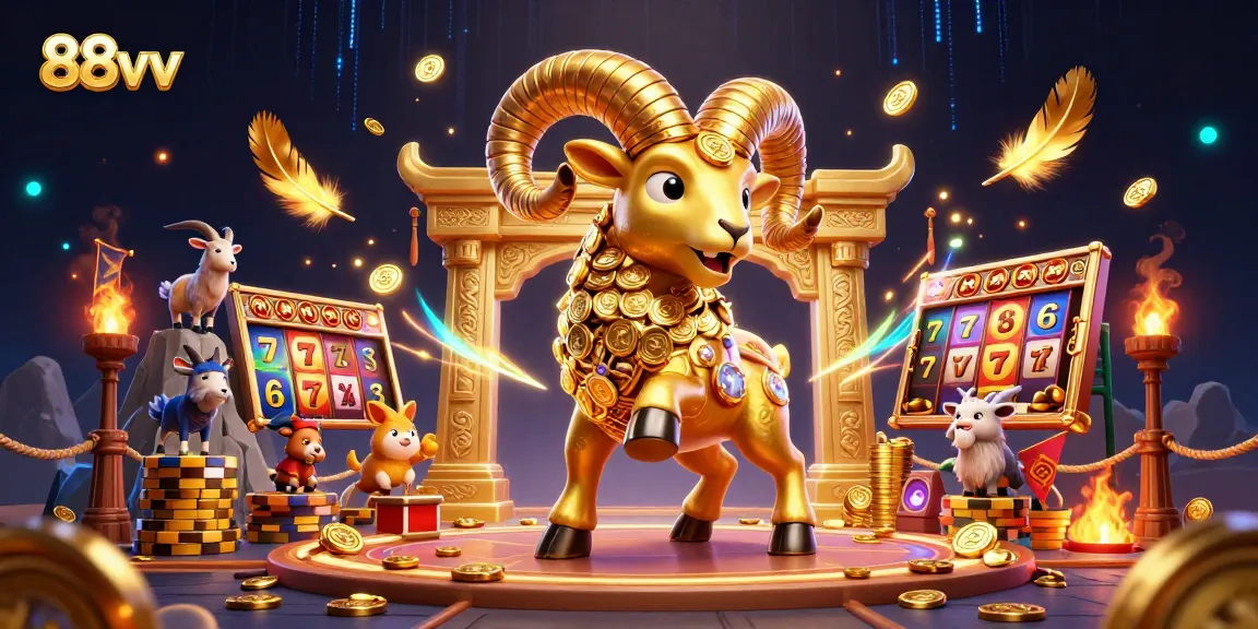 Experience exciting slots gameplay at 88vv with vibrant golden visuals and thrilling jackpots.