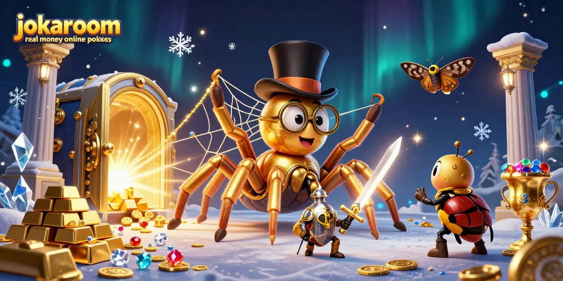 Experience jokaroom real money online pokies through vibrant 3D imagery filled with excitement.
